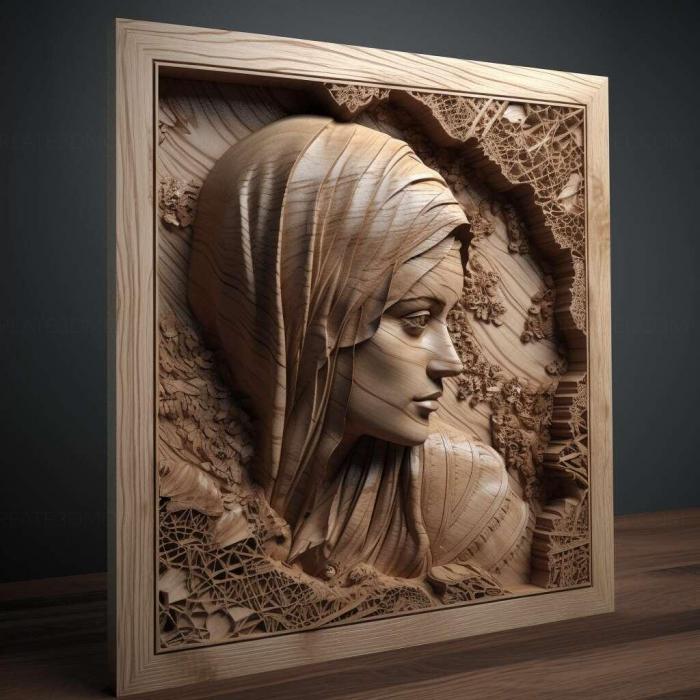 نموذج ثلاثي الأبعاد لآلة CNC 3D Art 